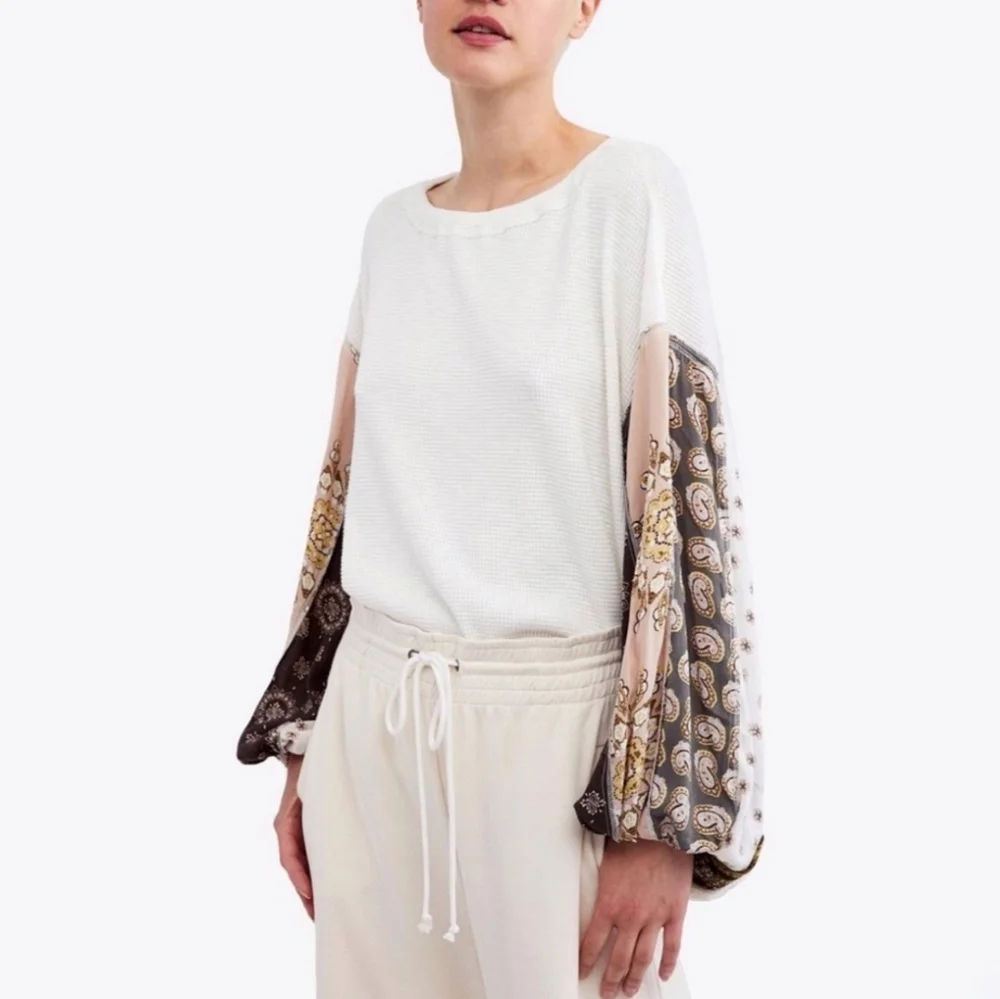 We The Free oversized waffleknit blouse - Picture 12 of 12